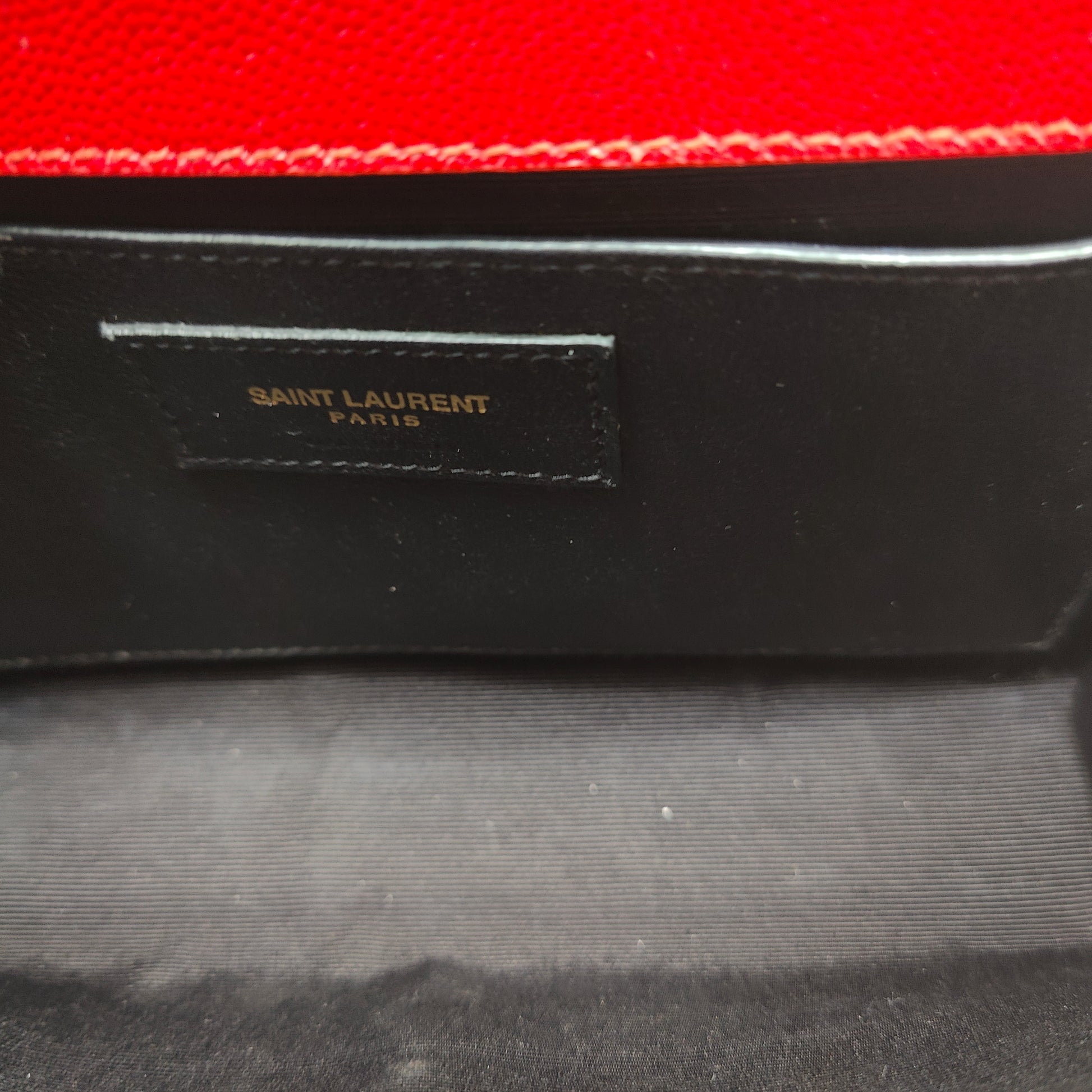 Grain De Poudre Small Monogram Kate Satchel Red