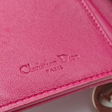 Christian Dior Compact Cannage Pattern Compact Wallet