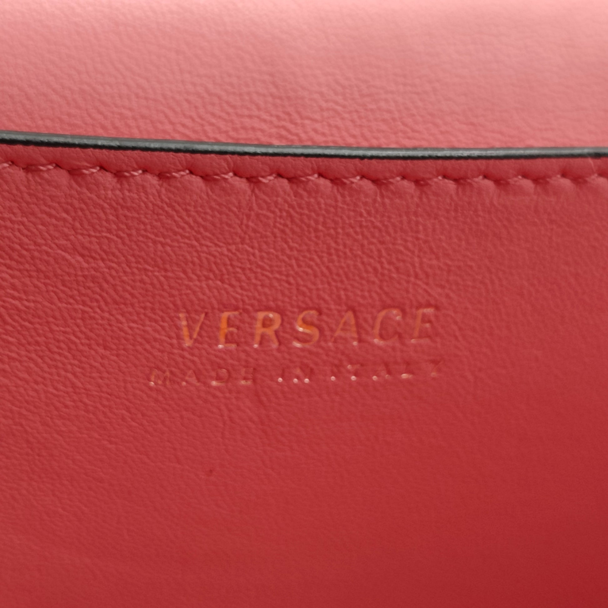 Calfskin Medallion Tribute Crossbody Pink