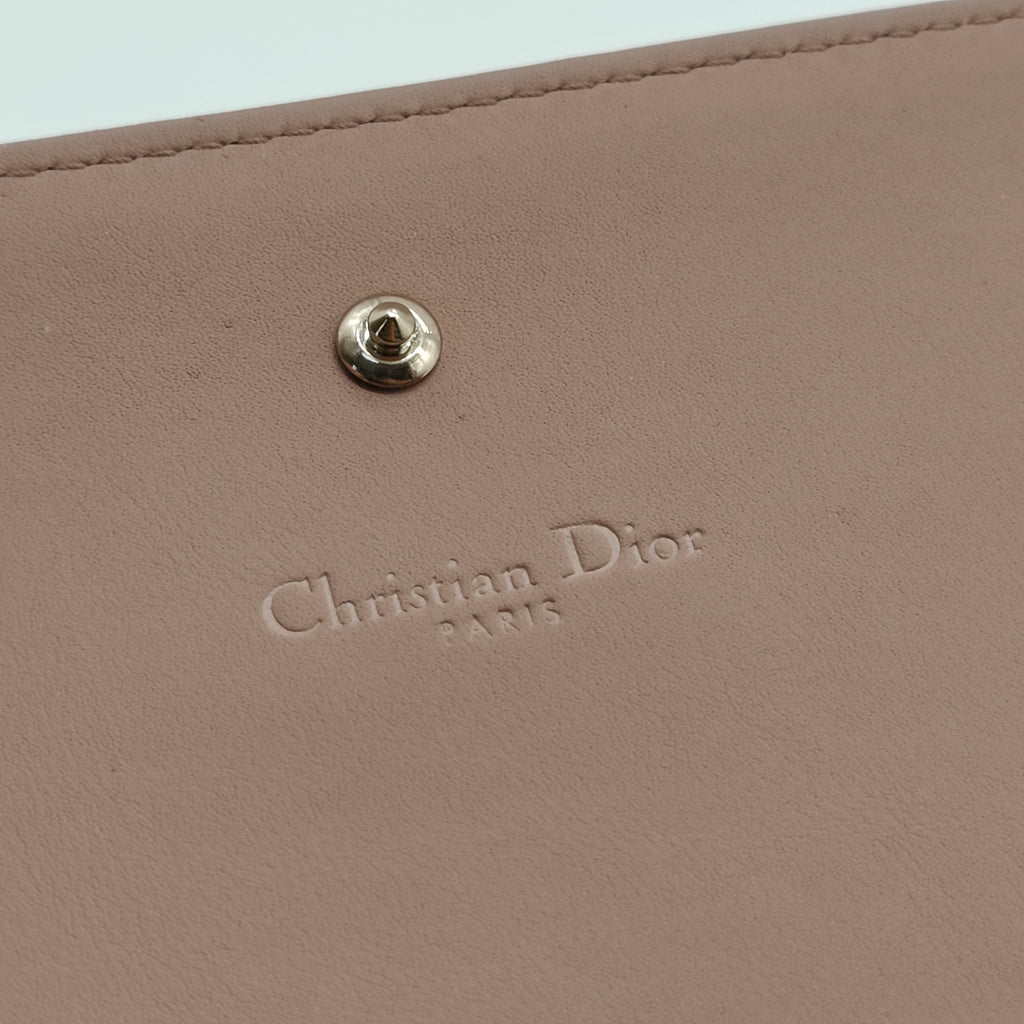 Christian Dior Studded Diorama Croisiere Chain Wallet