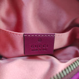 Velvet Matelasse GG Marmont Belt Bag 75 30 Fuchsia Violet Cyclamen