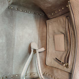 Rockstud Tote Rigid Leather Small