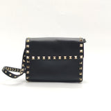 Rockstud Flap Crossbody Bag Leather Small