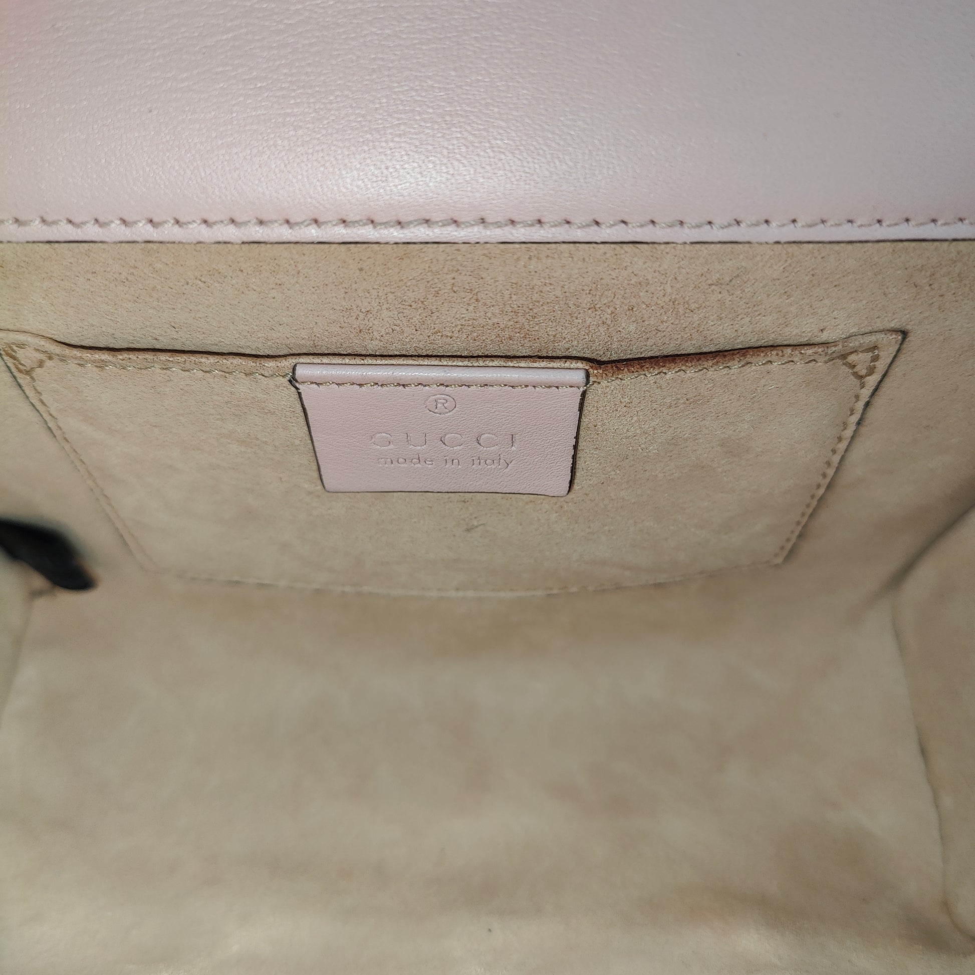 Padlock Shoulder Bag Embellished Leather Small