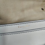 Calfskin J'Adior Chain Flap Bag Off White