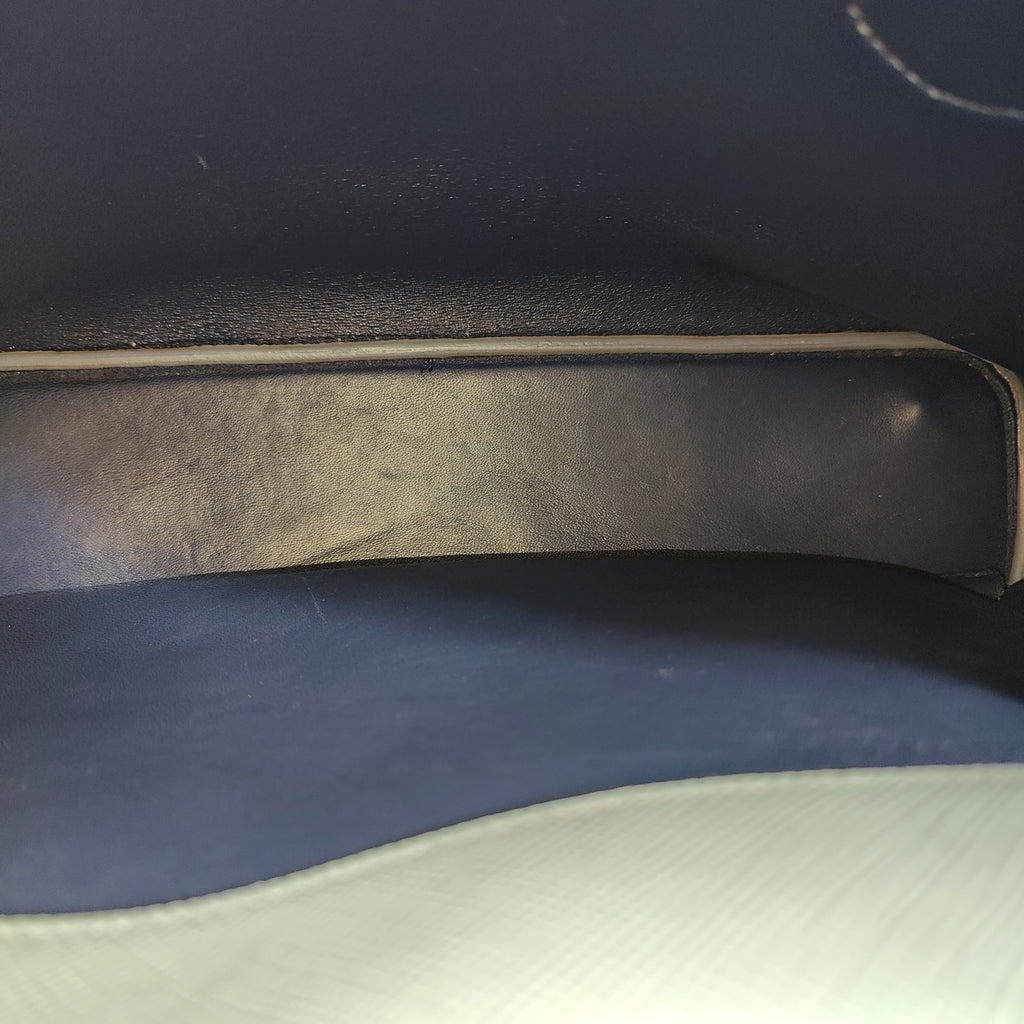 Cuir Double Tote Saffiano Leather Large