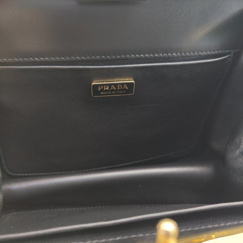 Prada City-Calf-Trimmed Saffiano Lux