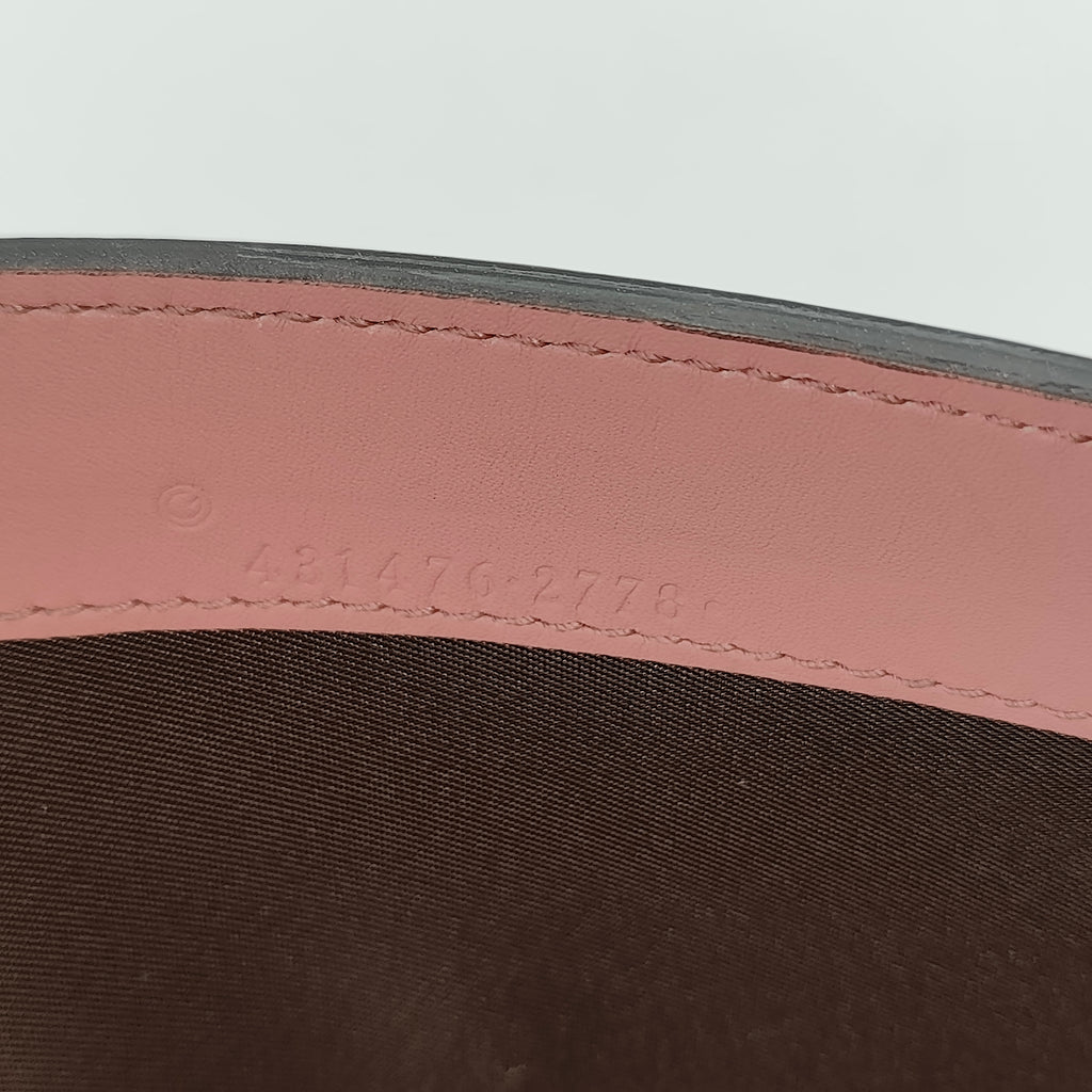 Pearly Peony Wallet on Chain Leather Mini