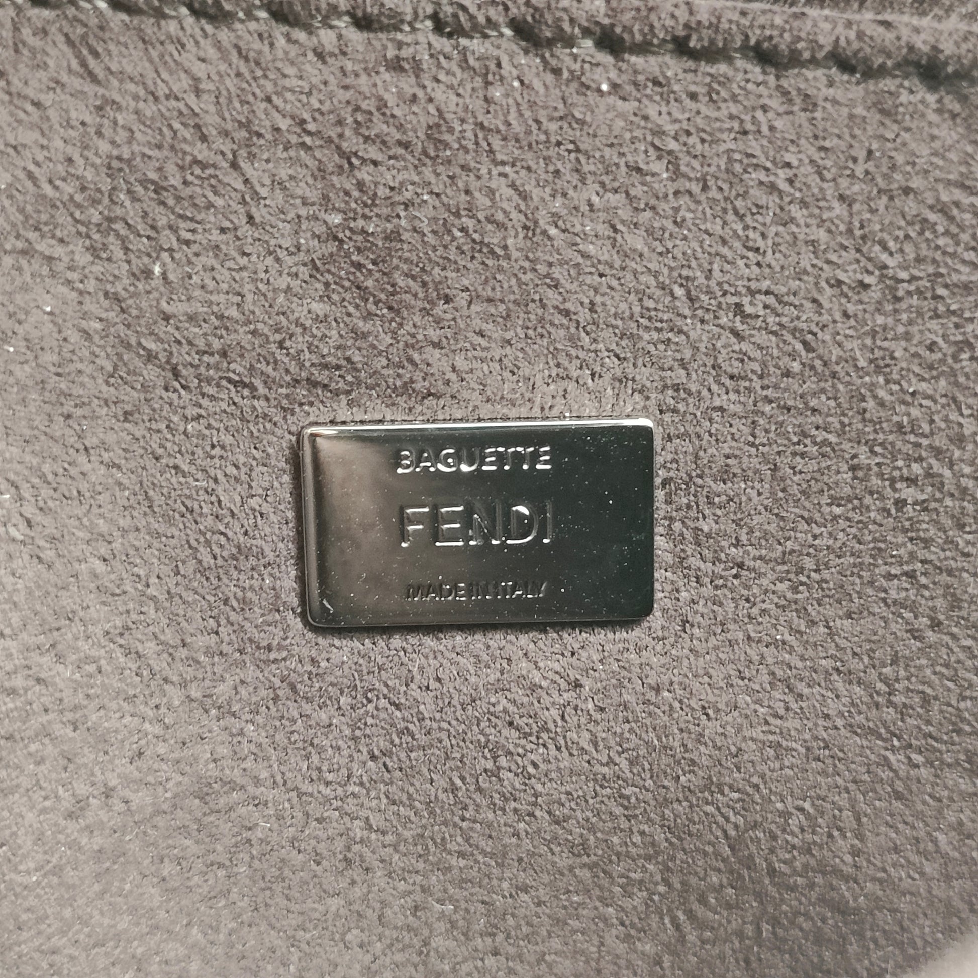 Elaphe Vitello Dolce Pequin Inlay Studded Micro Double Baguette Bordeaux Sky