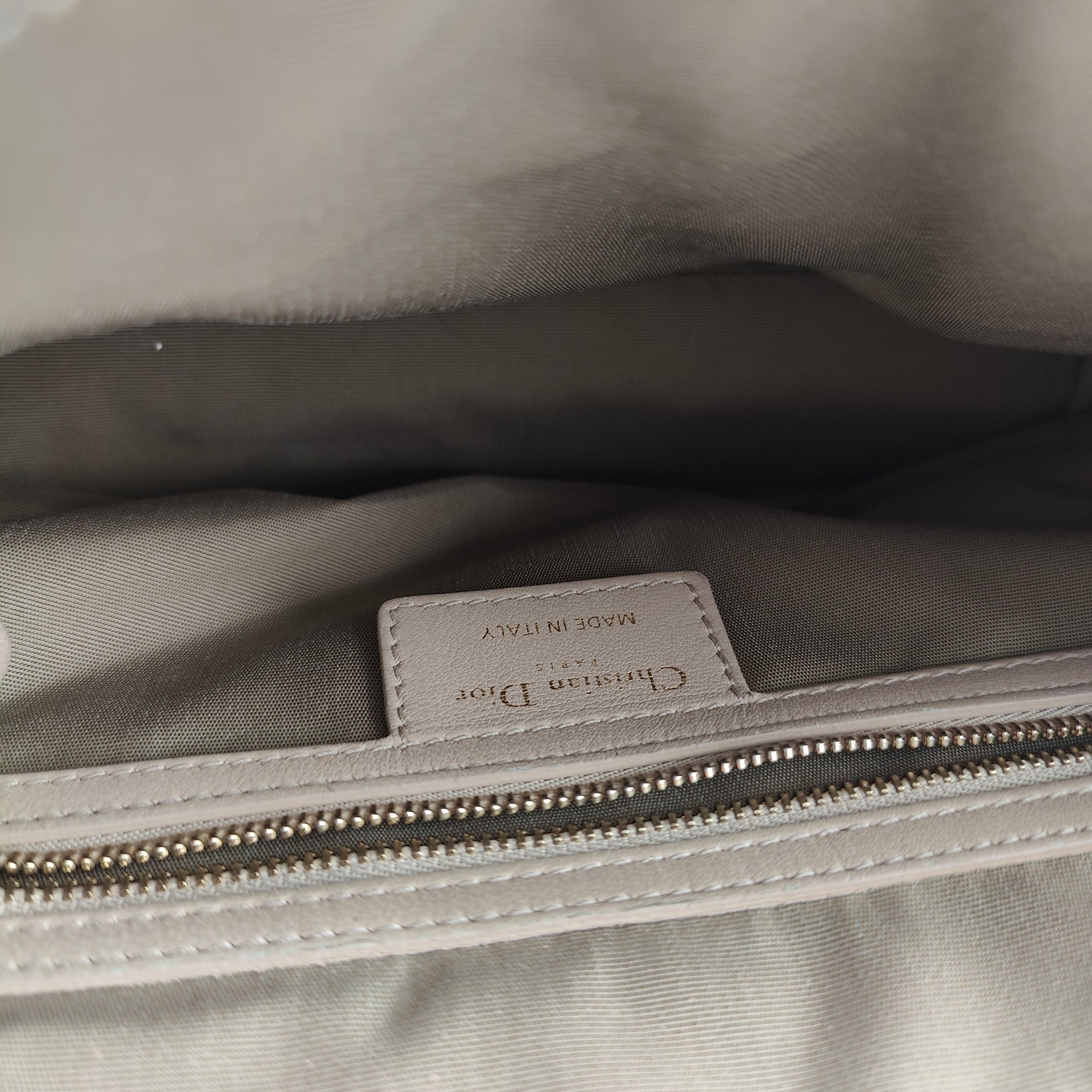 Lambskin Cannage Small Dior Soft Zipped Shopping Tote Light Pink