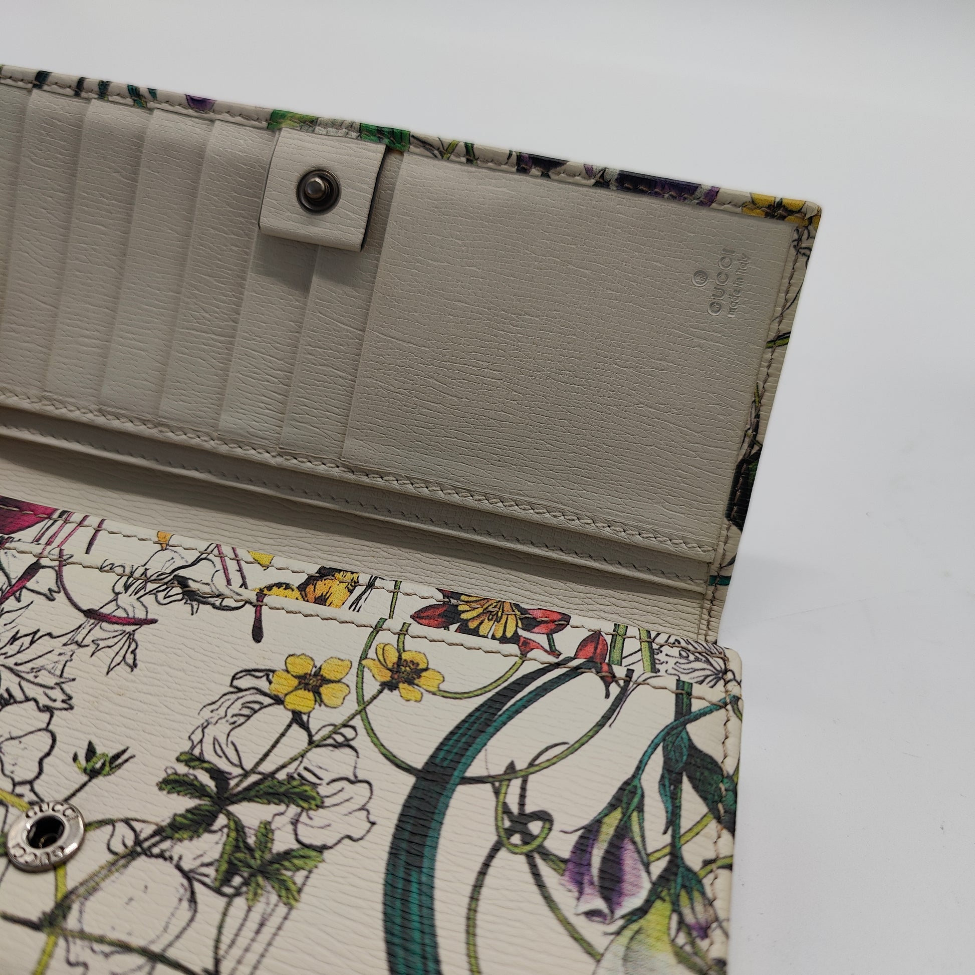 Continental Wallet Flora Print Wallet
