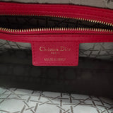 Lady Dior Bag Cannage Quilt Lambskin Medium