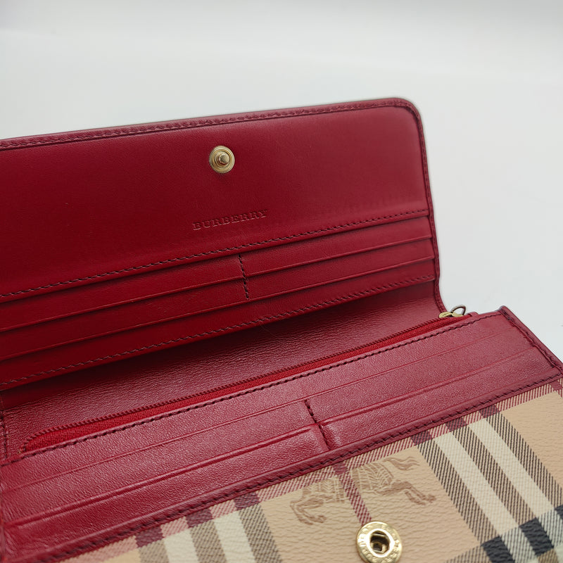 Haymarket Check Continental Wallet