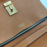 Drew Crossbody Bag Embossed Leather