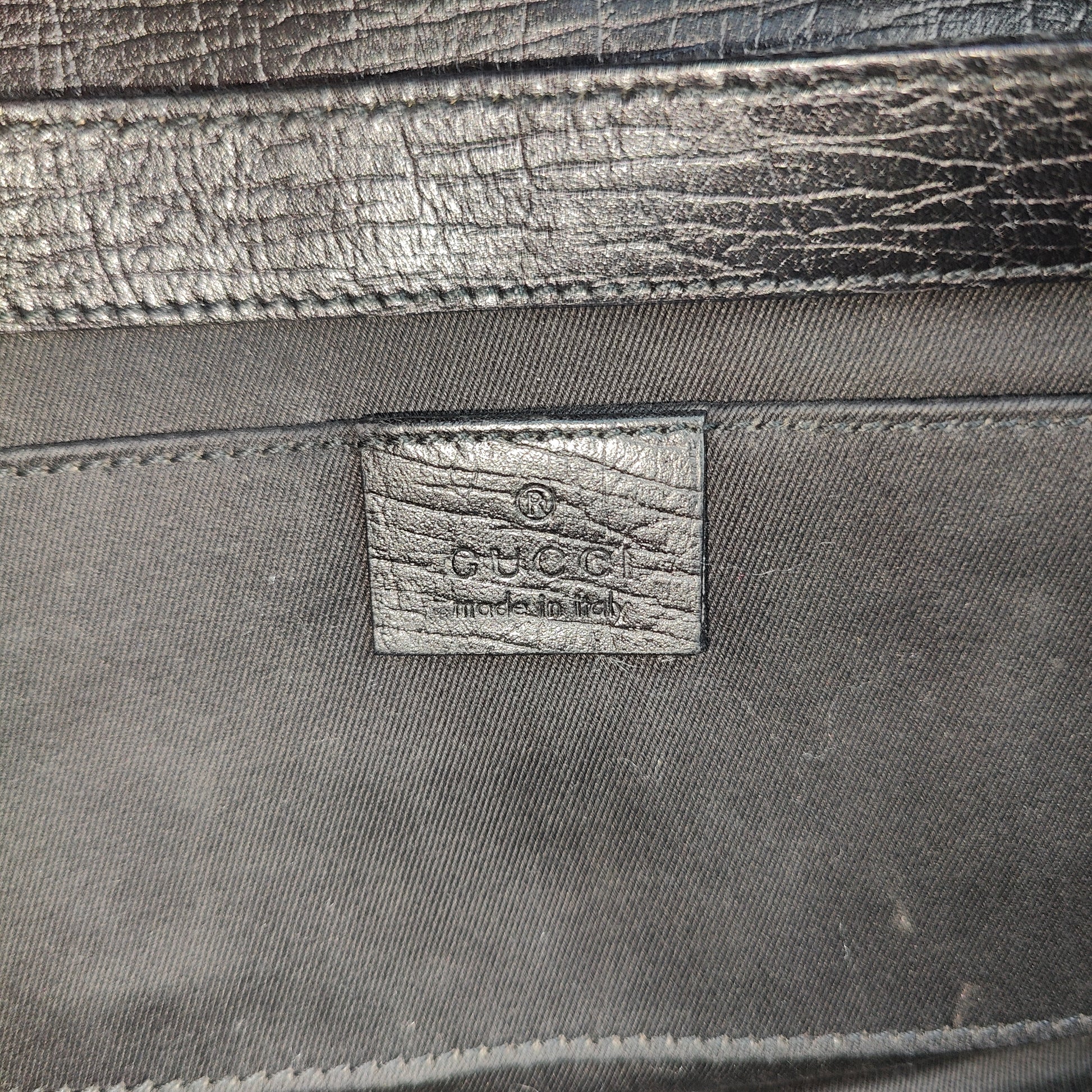 Horsebit Chain Clutch GG Canvas Large