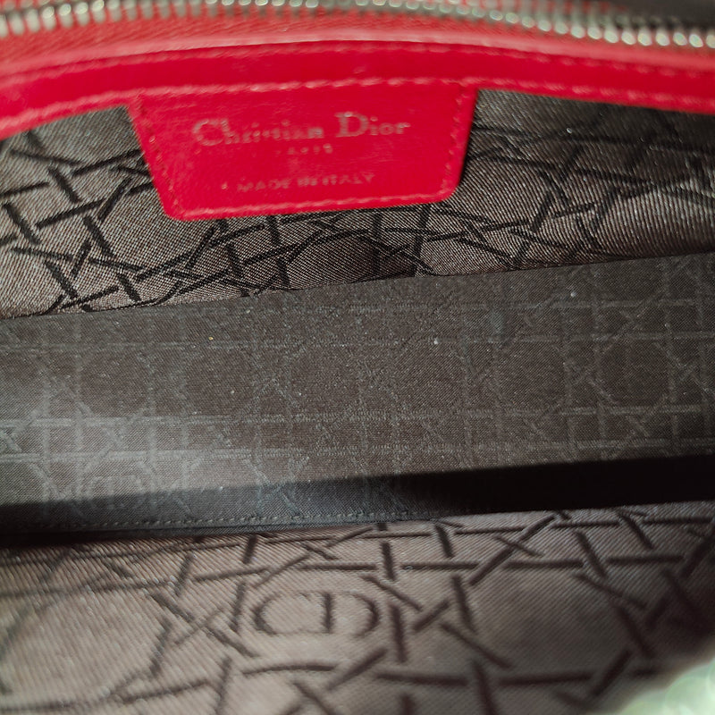 Lady Dior Bag Cannage Quilt Lambskin Medium