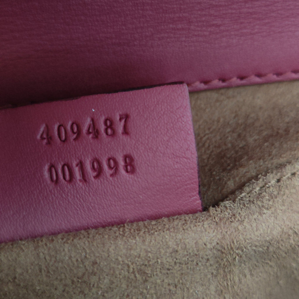 Padlock Shoulder Bag Blooms Print GG Coated Canvas Small