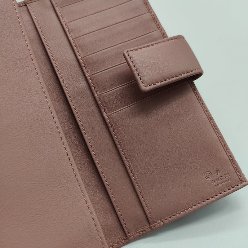 Continental Flap Wallet Microguccissima Leather Long