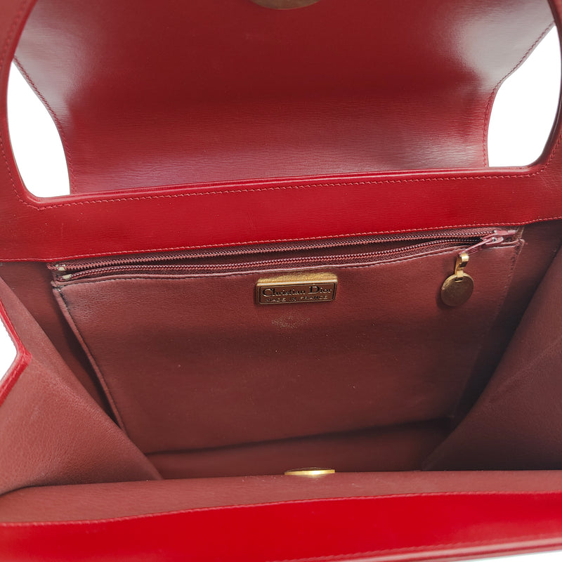 Top Handle Bag Red