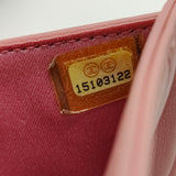 CC French Wallet Camellia Lambskin Small