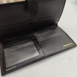 Heron Continental Flap Wallet Vintage Check Canvas Long