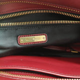 Red Leather Hand Bag