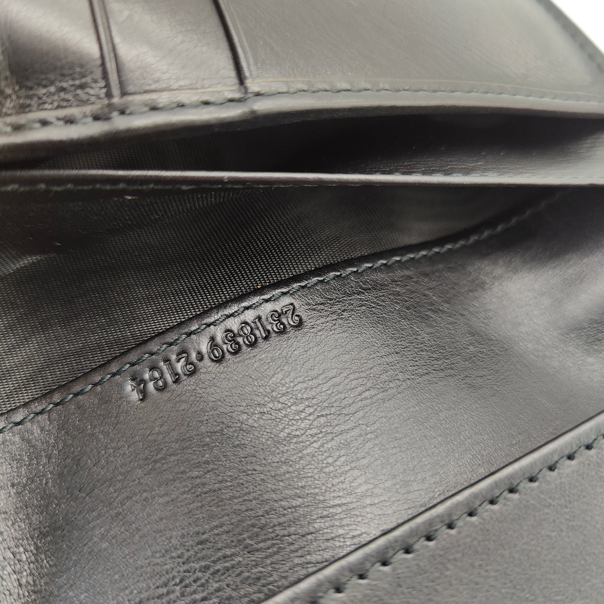 Guccissima Continental Flap Leather Wallet