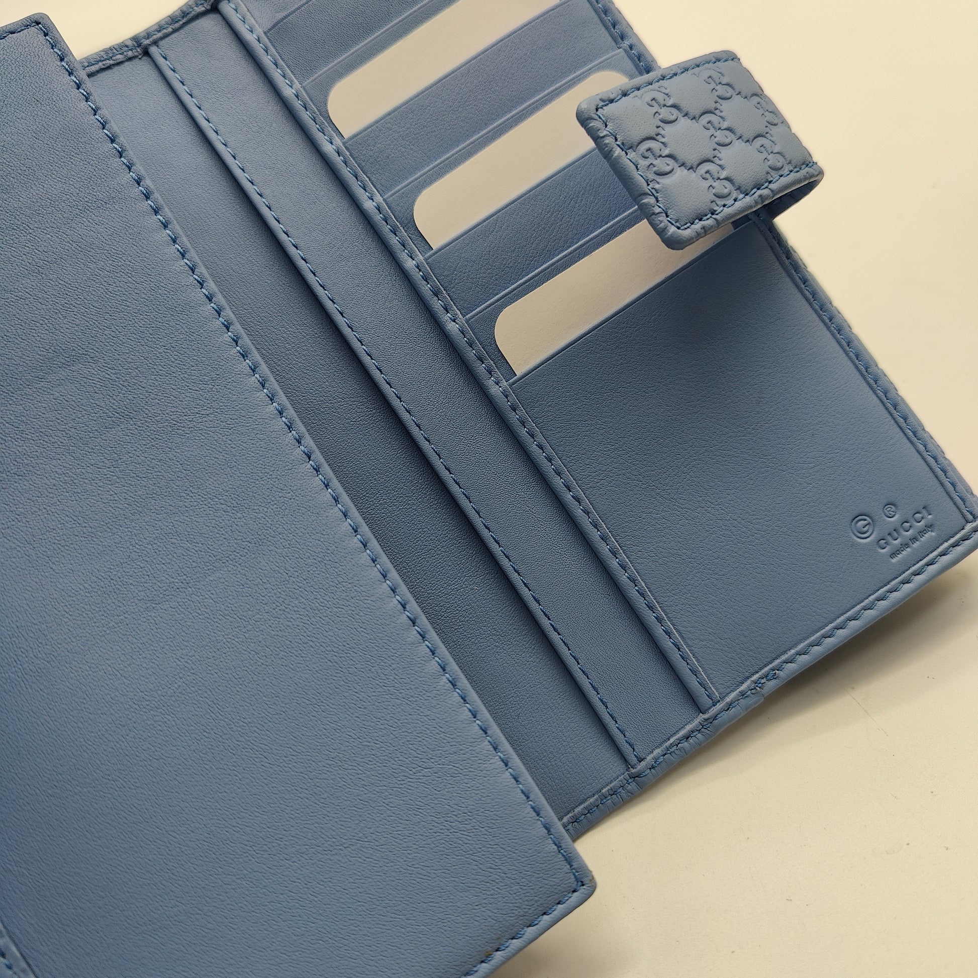 Continental Flap Wallet Microguccissima Leather Long