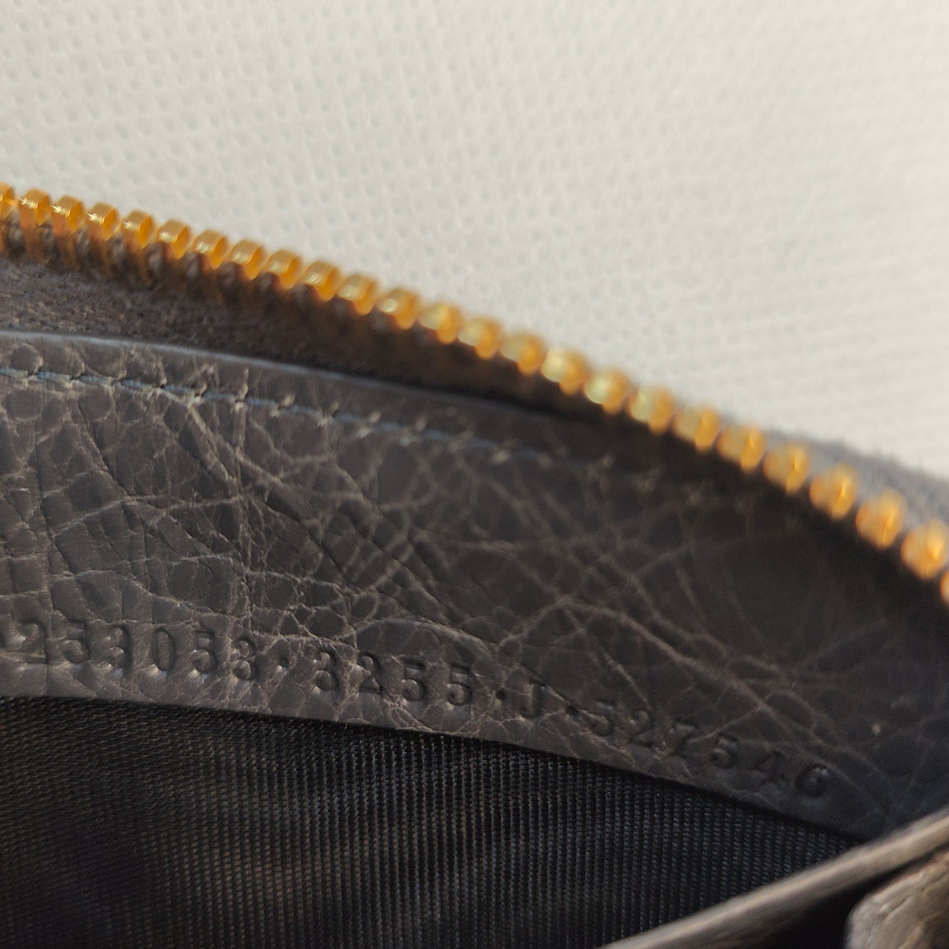 Classic Metallic Edge Money Flap Wallet Leather