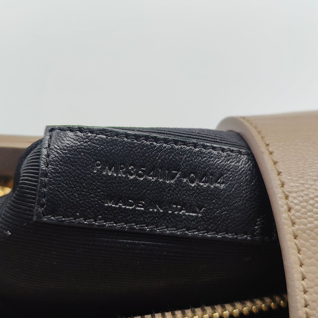 Classic Monogram Shopper Matelasse Chevron Leather Large