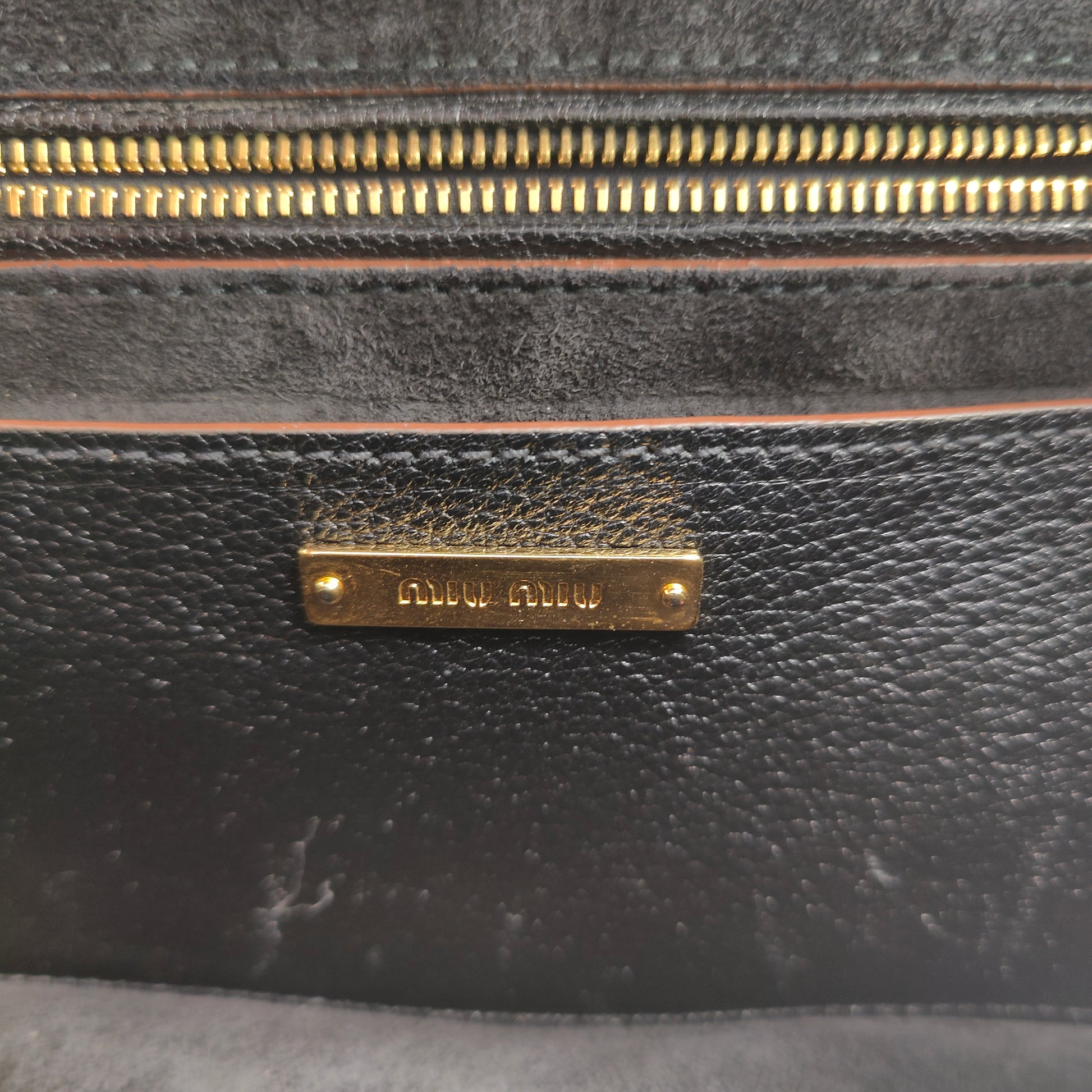 Madras Crystal Buckle Shoulder Bag Leather Small
