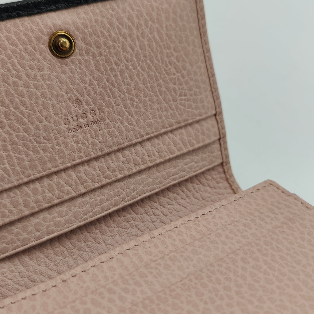 Double G Logo Leather Wallet