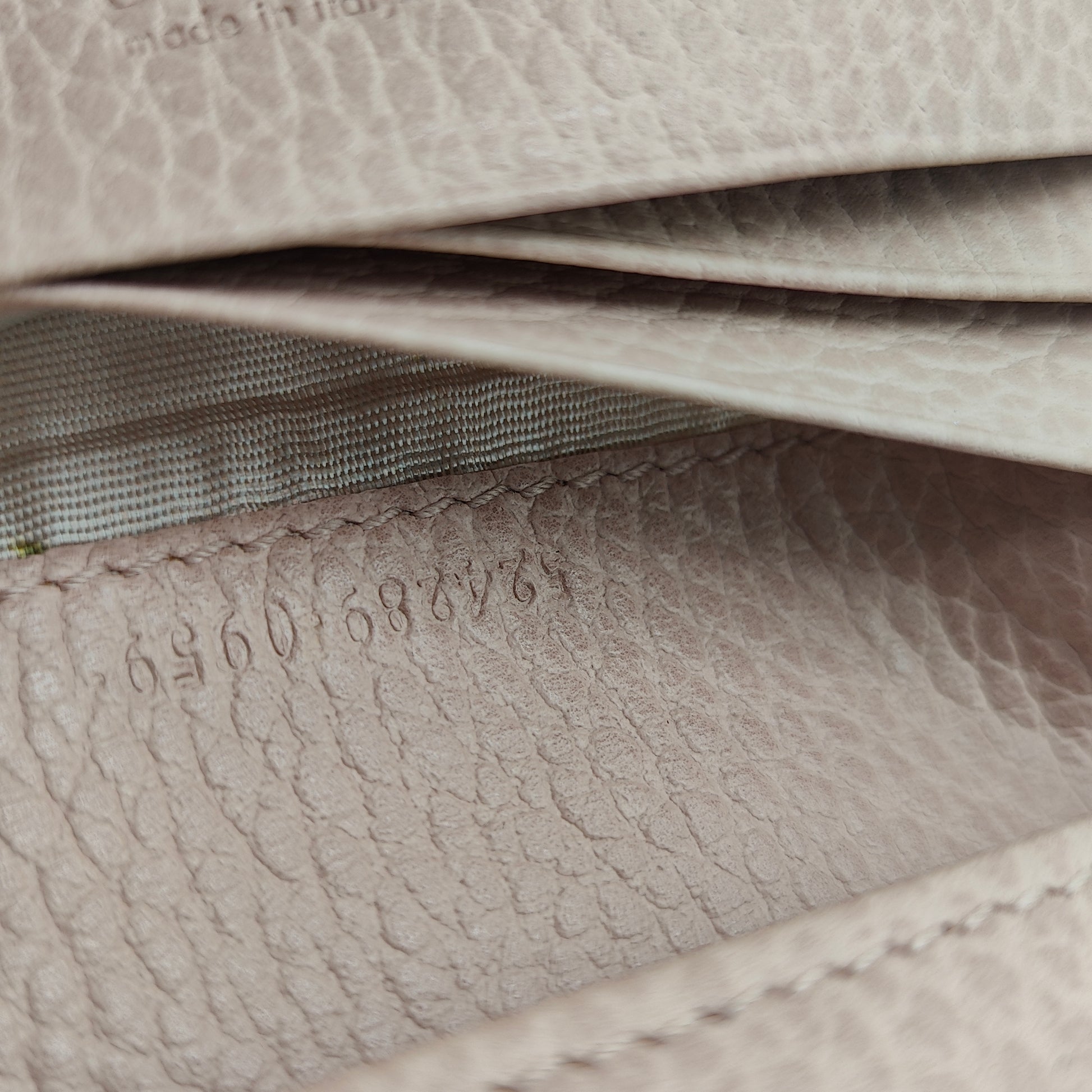 Double G Logo Leather Wallet