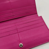 Pink Cannage Quilted Lambskin Leather Diorisssimo Wallet