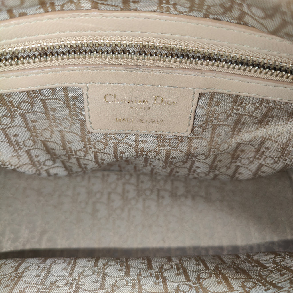 Lady Dior Bag Cannage Quilt Lambskin Medium