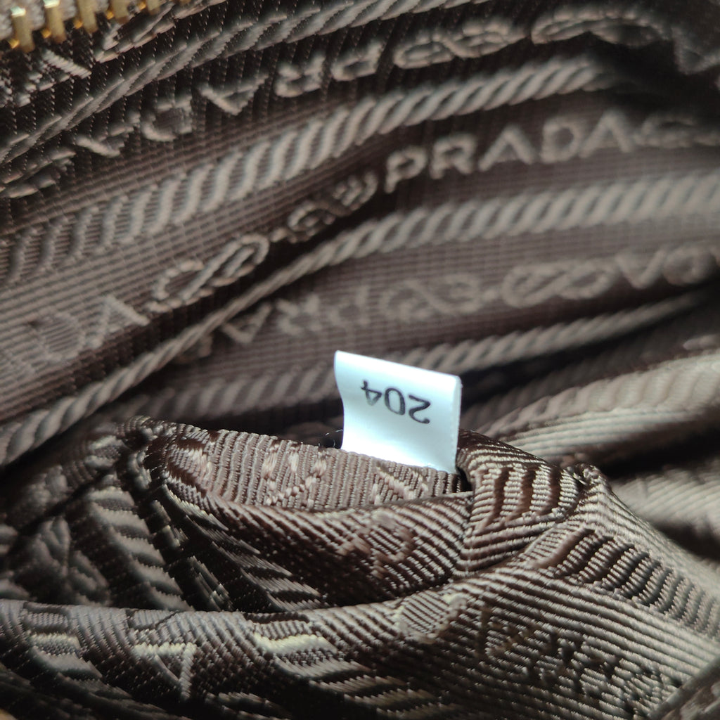 Logo Convertible Zip Satchel Canvas with Leather