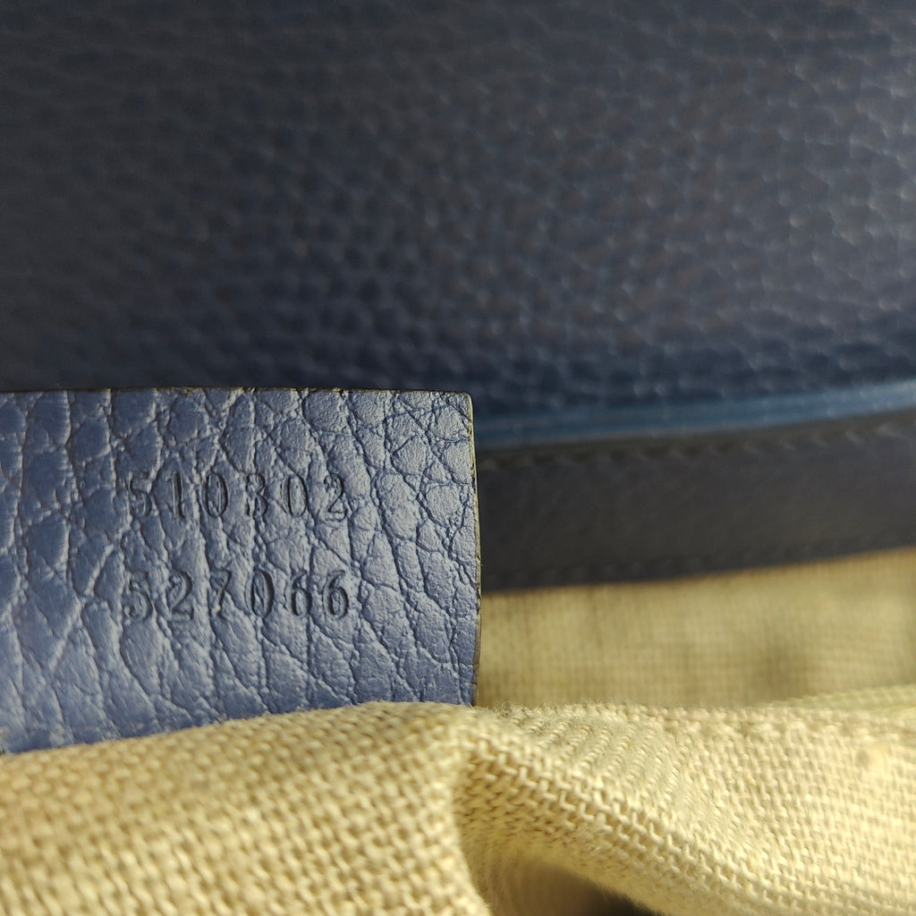 Interlocking Top Handle Bag Leather Small