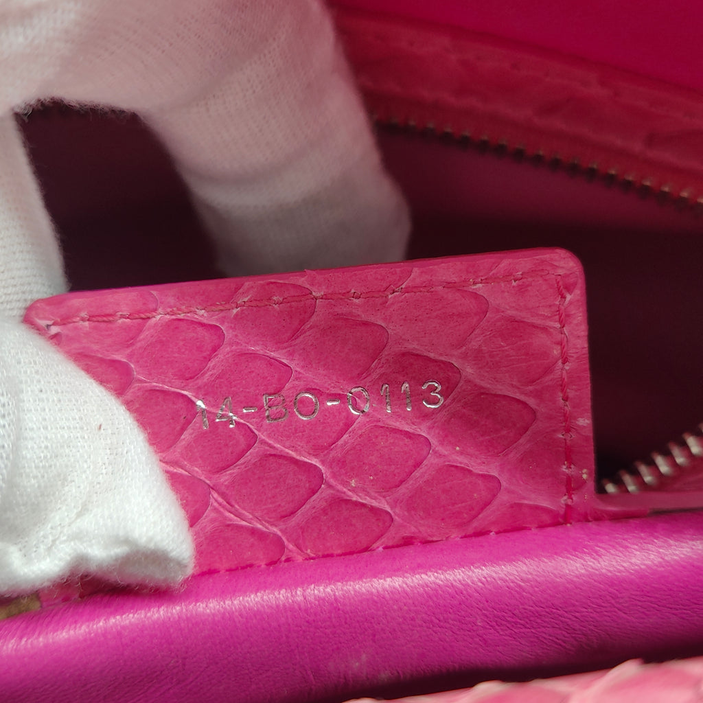 Lady Dior Bag Python Large