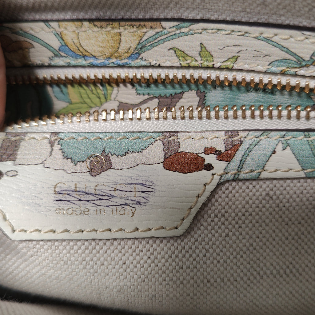Jackie Original Shoulder Bag Flora Canvas Small