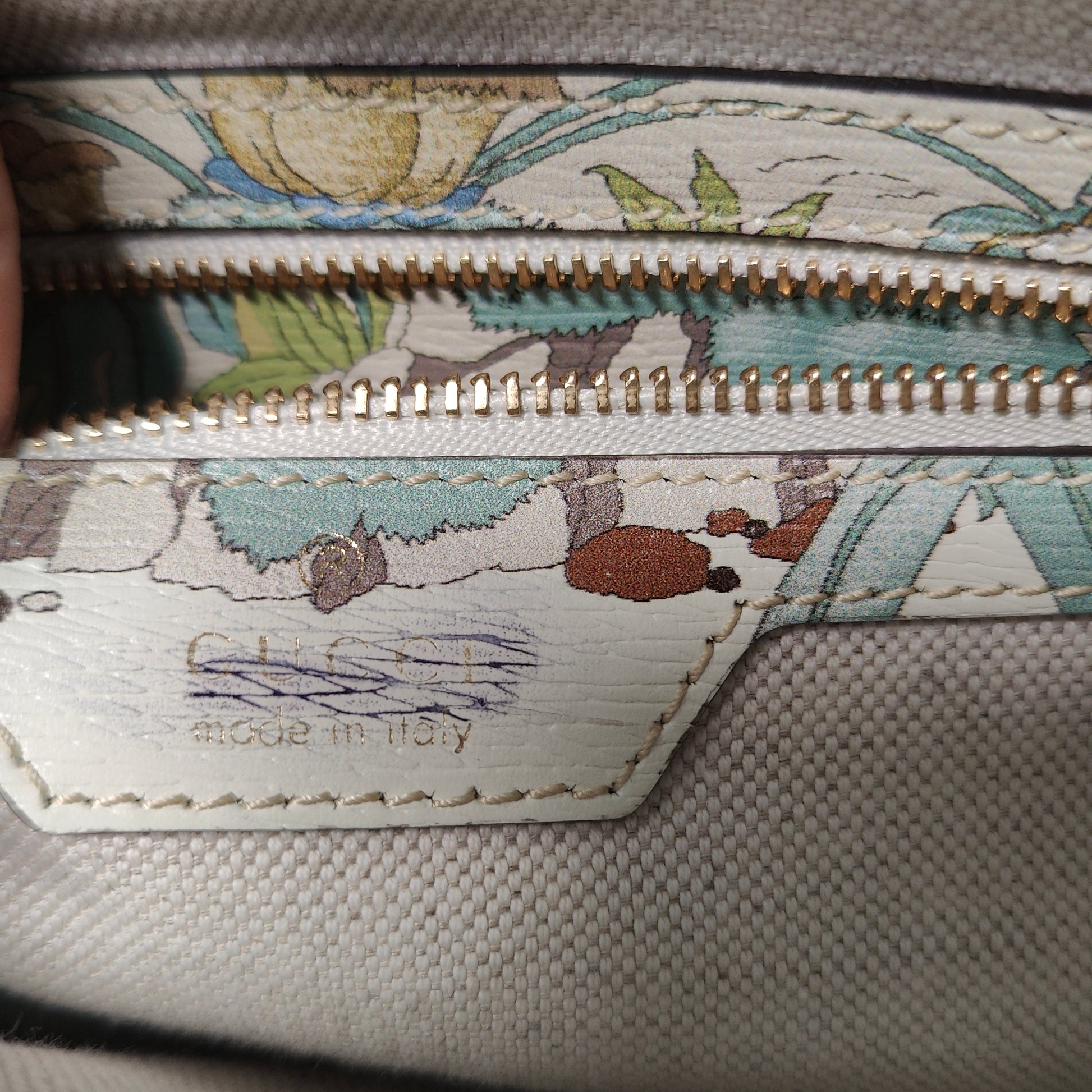 Jackie Original Shoulder Bag Flora Canvas Small