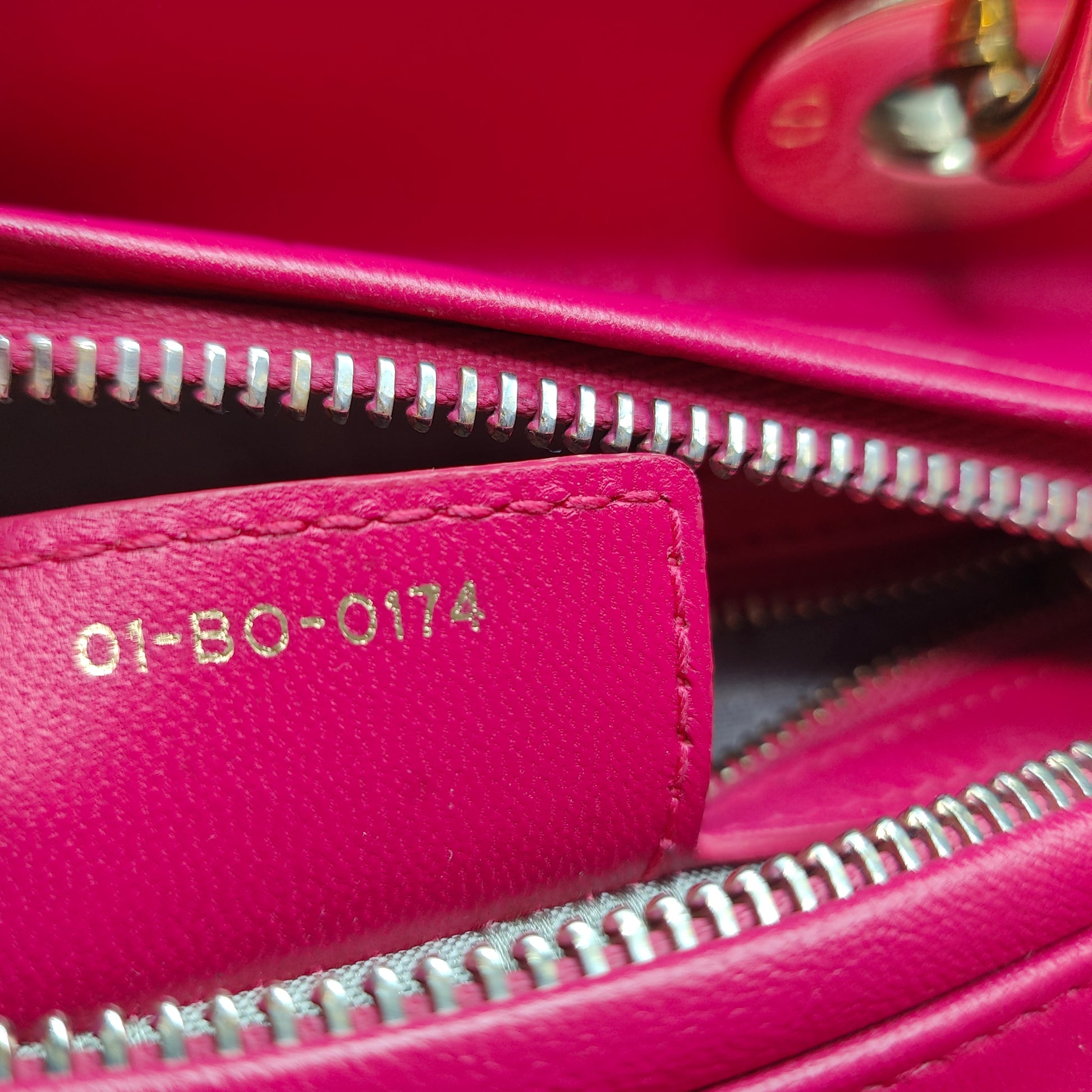 Lady Dior Bag Cannage Quilt Lambskin Medium