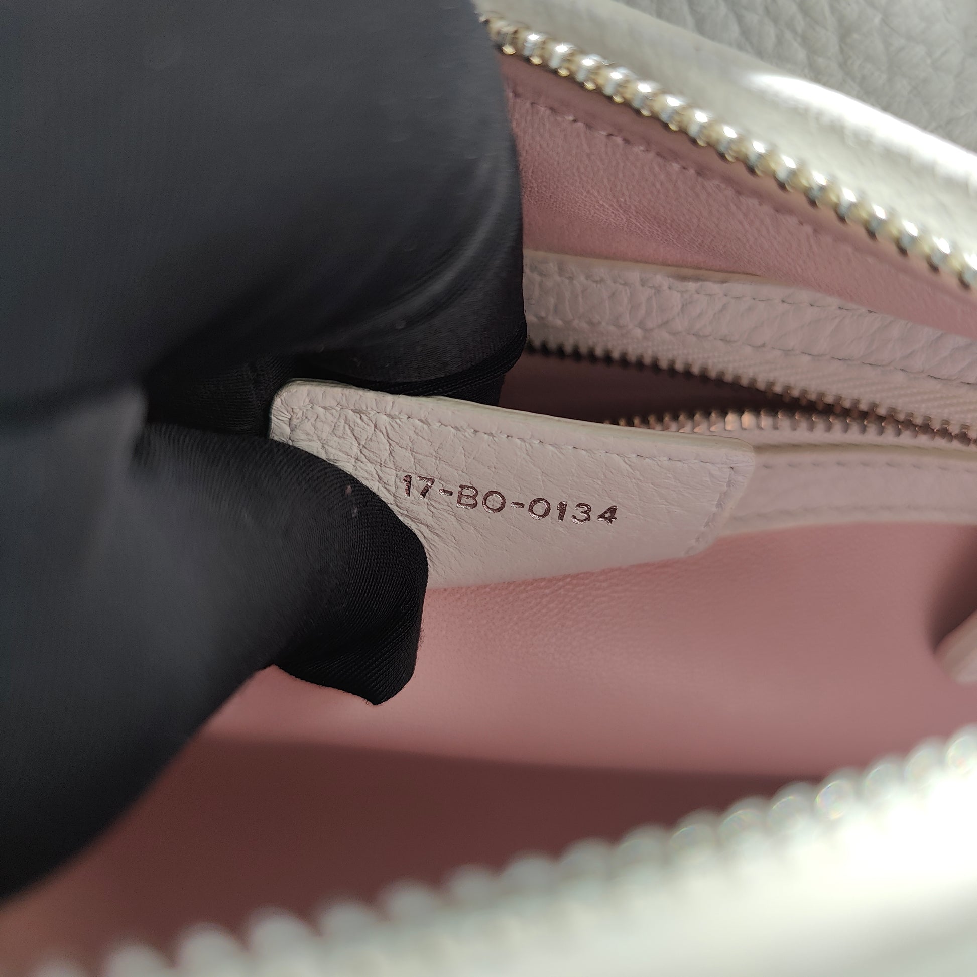 Lady Dior Bag Printed Leather Medium