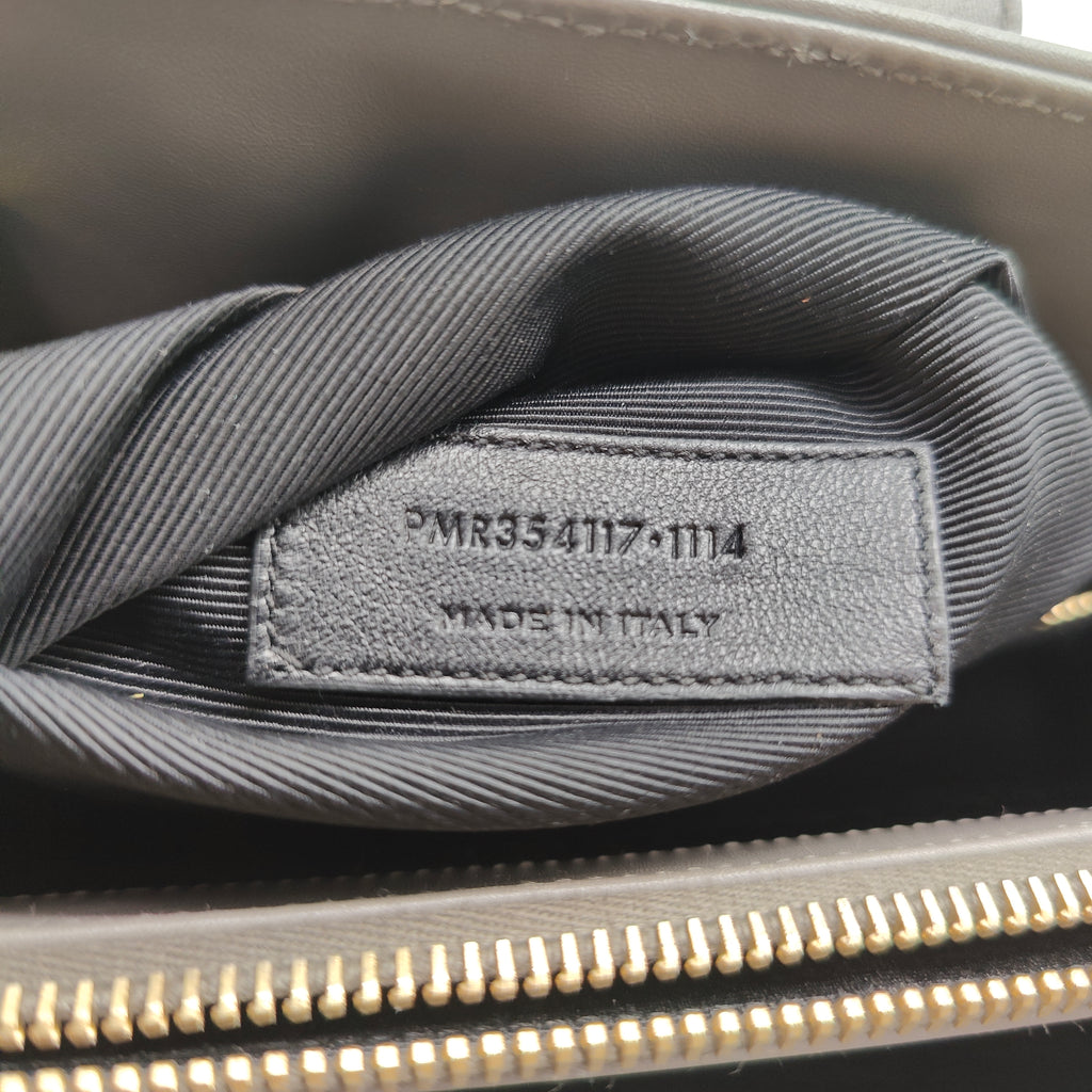 Classic Monogram Shopper Matelasse Chevron Leather Large