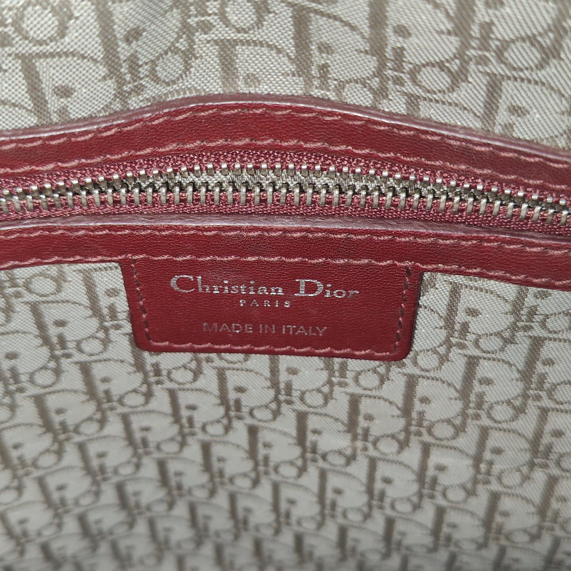 Lady Dior Bag Cannage Quilt Lambskin Large