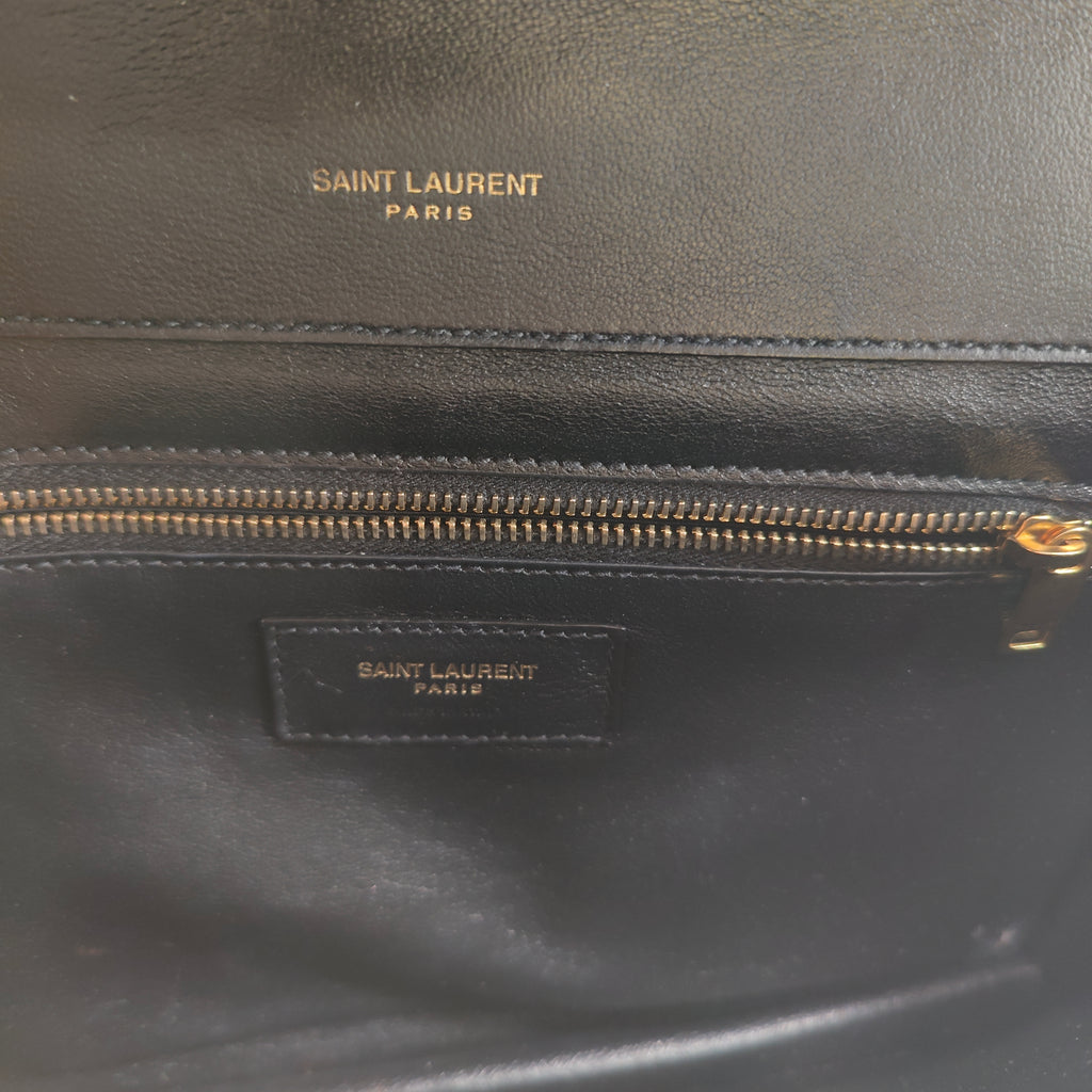 Gaby Envelope Satchel Quilted Leather