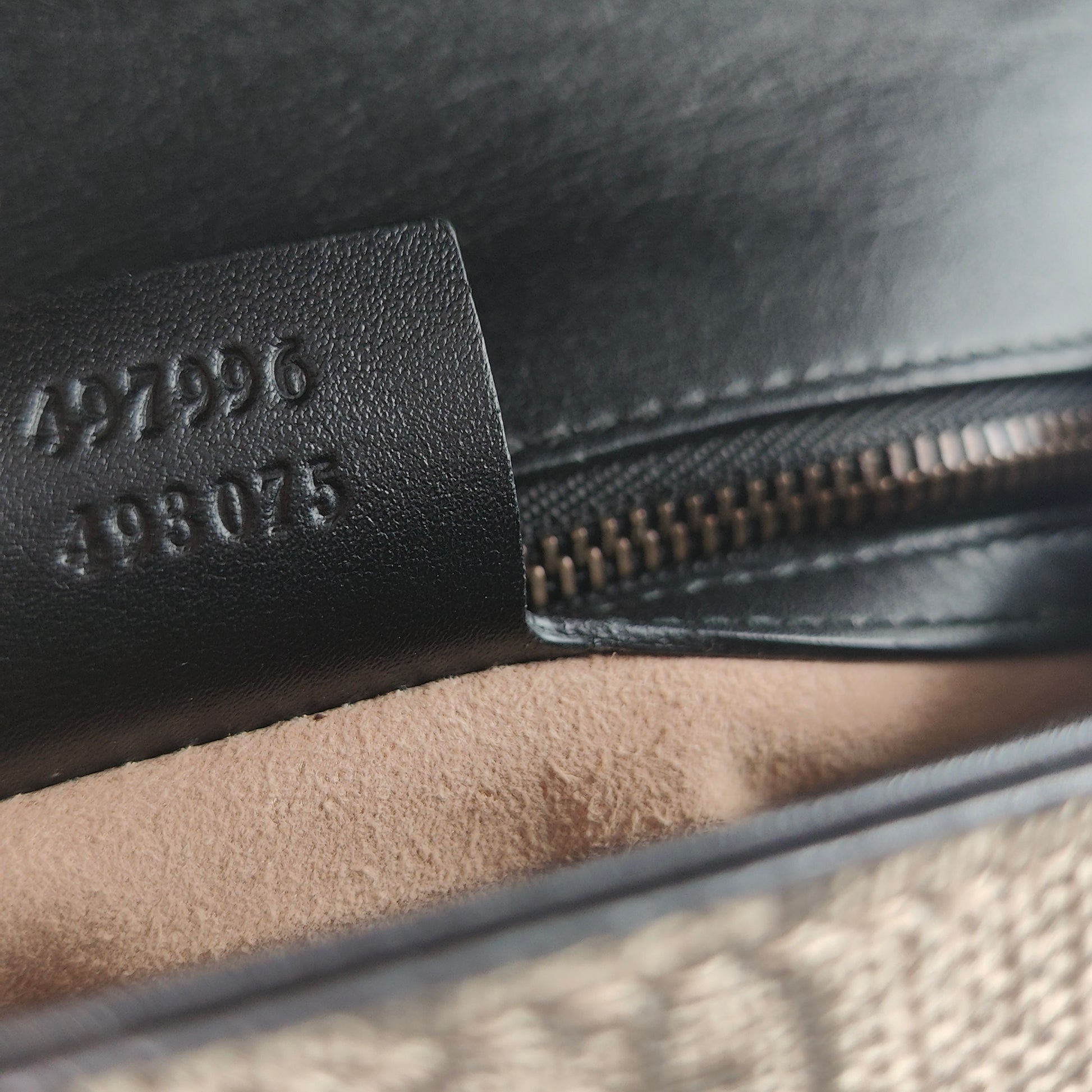 Osiride Top Handle Bag GG Coated Canvas and Leather Small