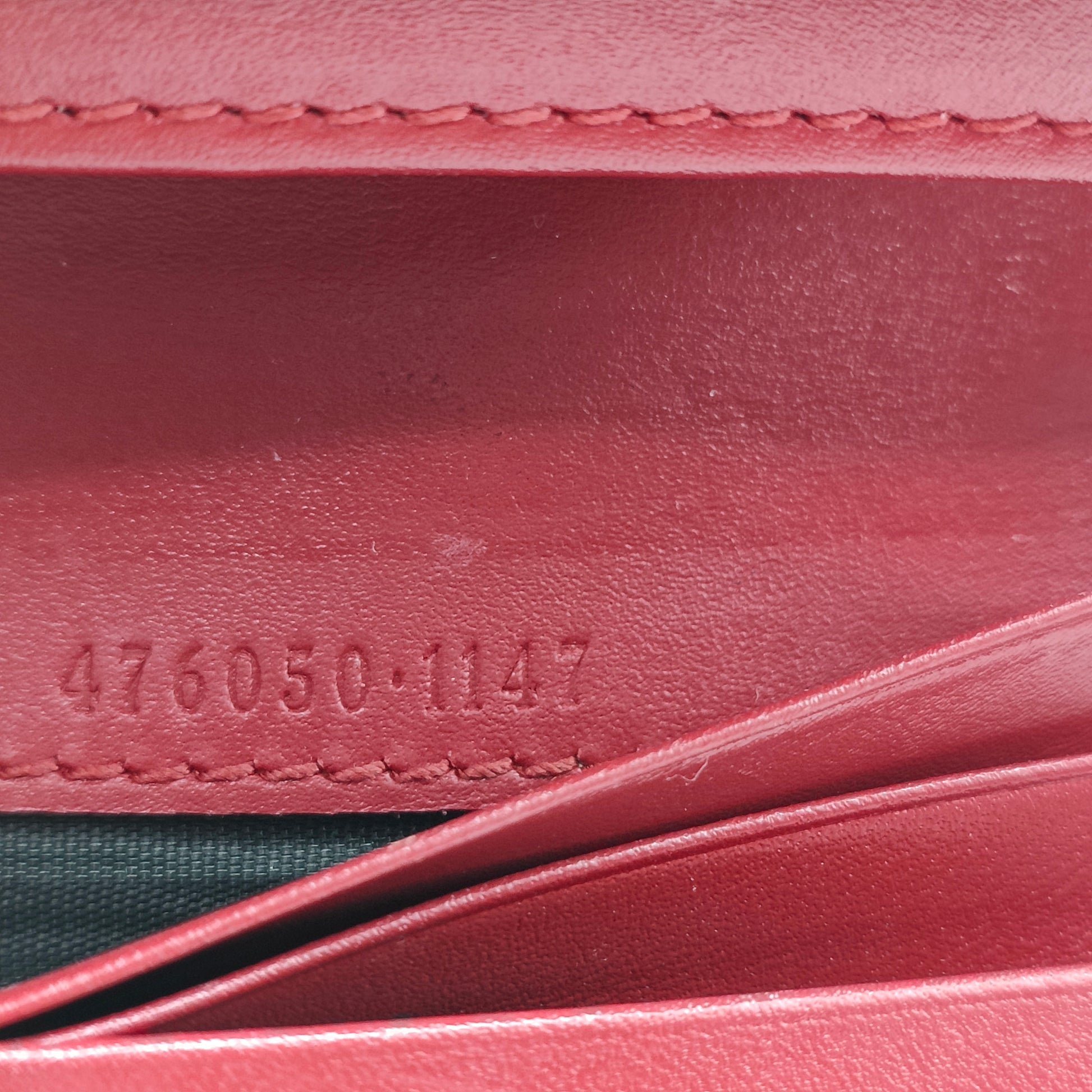 Cherries French Wallet GG Coated Canvas Compact