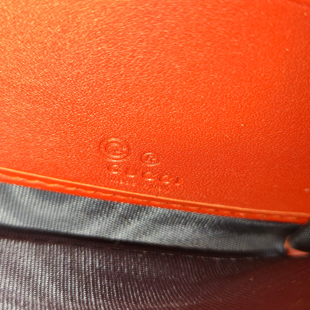 Continental Wallet Blooms Print GG Coated Canvas