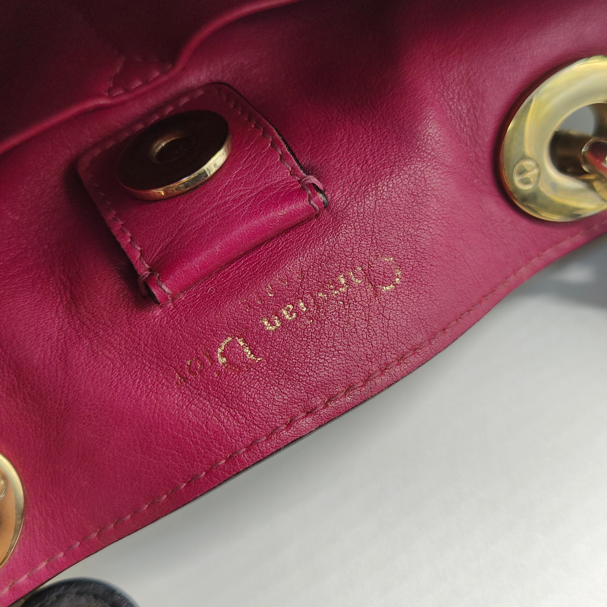 Diorissimo Tote Pebbled Leather Medium