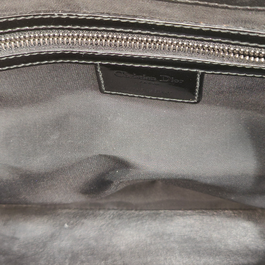 Granville Satchel Cannage Quilt Patent Medium for Vanessa